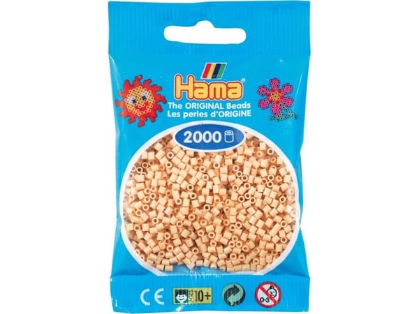 Hama mini pärlor beige