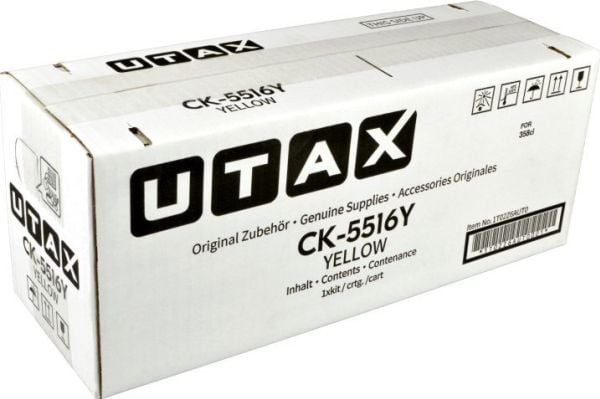 Utax tonerkassett blekkpatron 1T02Z6AUT0 / CK-5516Y Gul