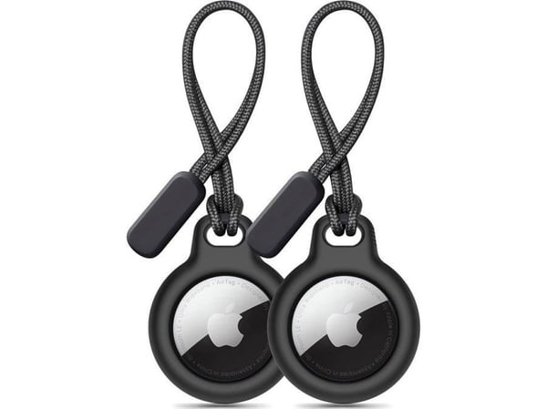 TECH-PROTECT ROUGH CHAIN 2-pakke Apple AirTag BLACK