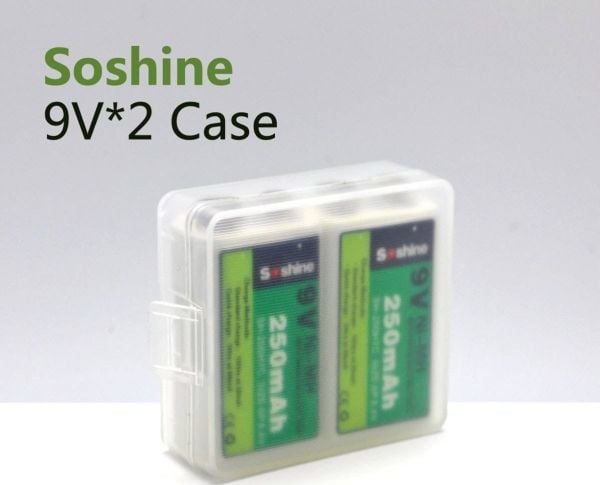 Soshine SBC-018 batteriboks til 2×9 V blok