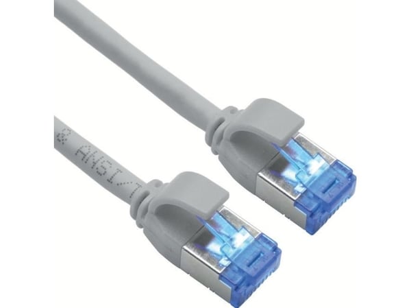 ROLINE 21.15.4310, 0,5 m, Cat6a, S/FTP (S-STP), RJ-45, RJ-45, Grå