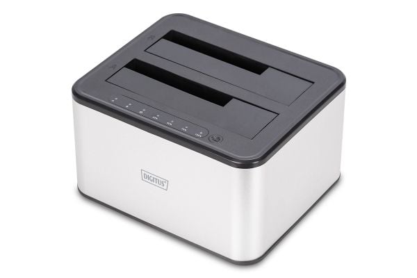 DIGITUS - HDD-dokkestasjon - brønner: 2 - 2,5" / 3,5" delt - SATA - USB 3.0