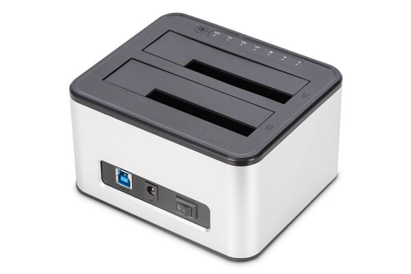 DIGITUS - HDD-dokkestasjon - brønner: 2 - 2,5" / 3,5" delt - SATA - USB 3.0