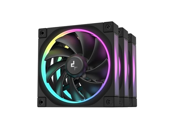 Deepcool FL12 - Case viftesett - 120 mm - svart