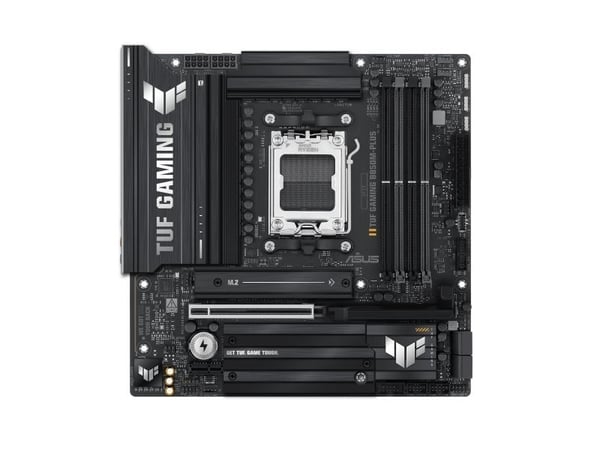 ASUS TUF GAMING B850M-PLUS - Hovedkort - micro ATX - Socket AM5 - AMD B850 Chipset - USB-C 3.2 Gen 2x2, USB-C 3.2 Gen2, USB 3.2 Gen 2, USB 3.2 Gen ...