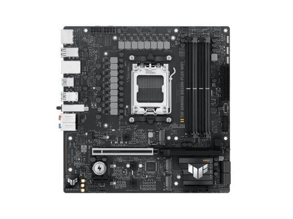 ASUS TUF GAMING B850M-PLUS WIFI - Hovedkort - micro ATX - Socket AM5 - AMD B850 Chipset - USB-C 3.2 Gen 2x2, USB-C 3.2 Gen2, USB 3.2 Gen 2, USB 3.2...