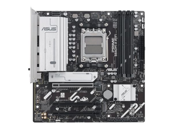 ASUS PRIME B840M-A WIFI - Hovedkort - micro ATX - Socket AM5 - AMD B840 Chipset - USB-C 3.2 Gen 1, USB 3.2 Gen 1 - 2.5 Gigabit LAN, Bluetooth, Wi-F...