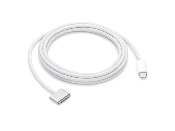 Apple - Strømkabel - USB-C (hann) til MagSafe 3 (hann) magnetisk - 2 m - sølv