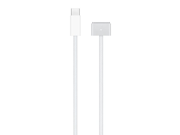 Apple - Strømkabel - USB-C (hann) til MagSafe 3 (hann) magnetisk - 2 m - sølv