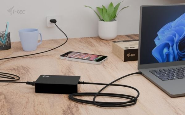 i-tec CHARGER-C140W, Sisätila, AC, 28 V, 5 A, musta