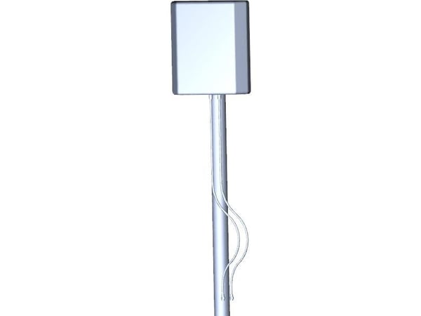 ALLNET ALL19103, 5 dBi, 0.698-0.96/1.71-2.7 GHz, MIMO-direksjonell antenne, SMA, Hankjønn, Dobbel polarisering