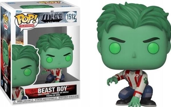 FUNKO POP! Titaanit - Beast Boy, 9 cm