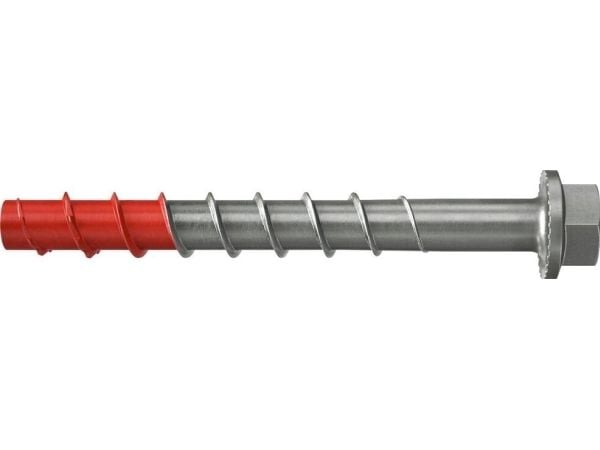 Fischer 543576, Skruv, Rostfritt stål, Betong, Delvis gängad, SW17, 85 mm