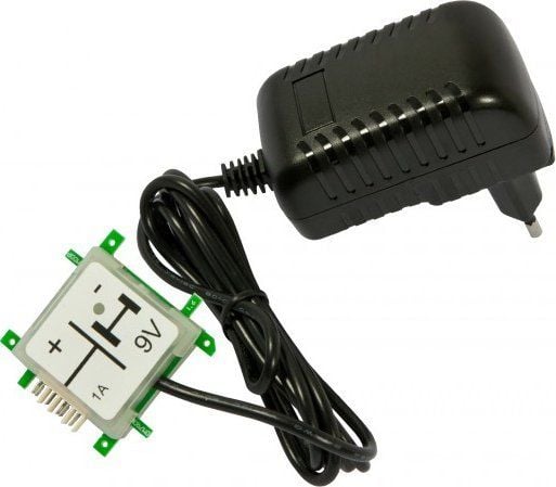 ALLNET ALL-BRICK-0221, Sisätila, 9 V, 1 A, Musta