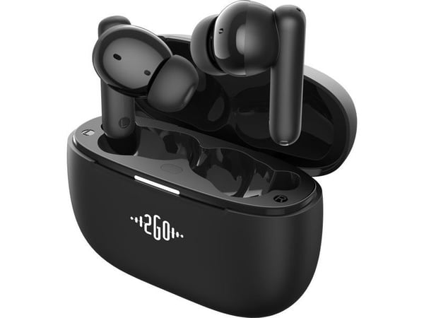 2GO Focus-hodetelefoner True Wireless Stereo (TWS) In-ear-tilkobling/musikk Bluetooth Svart