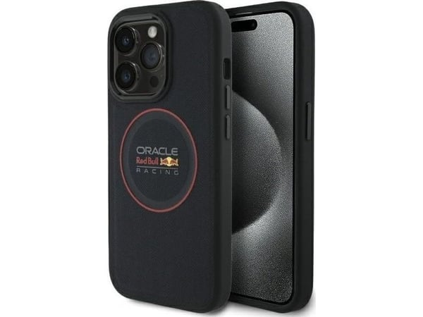 Red Bull Red Bull Red Bull Red Bull Red Bull Red Bull PU-nahka Red Ring MagSafe kotelo Apple iPhone 14 Pro -puhelimelle sinisenä