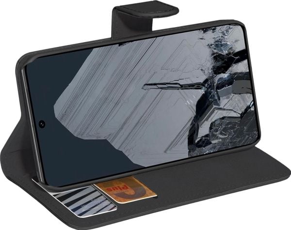 PEDEA Classic - Lommebok for mobiltelefon - termoplast-polyuretan (TPU), polyuretan (PU) - svart - for Google Pixel 8 Pro