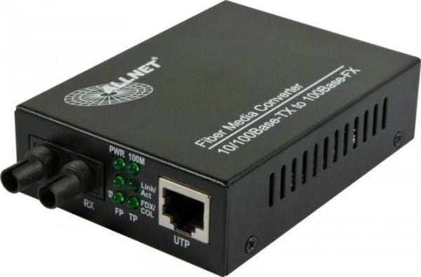 ALLNET ALL-MC107-ST-MM, 100 Mbit/s, IEEE 802.3, IEEE 802.3u, IEEE 802.3x, Fast Ethernet, 10 100 Mbit/s, 10BASE-T, 100BASE-TX, 100BASE-FX