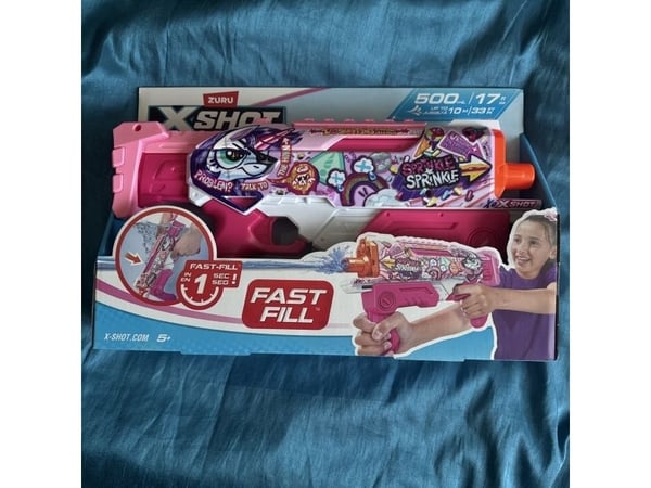 XSHOT vannpistol Fast-Fill Skins Pink Party, 118135(11854E)