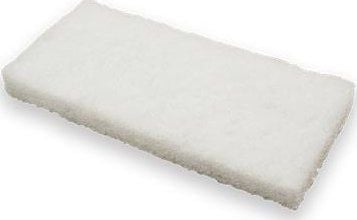 Trifox polerplatta, mjuk, vit