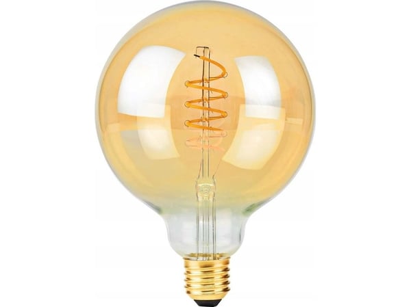 Nedis LBE27G95GD, 3,8 W, E27, 250 lm, 15000 h, Lämmin valkoinen