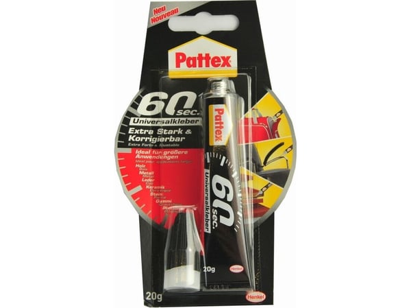 Pattex PUK6K, Gele, Rør, 20 g