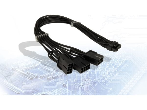 AC-sovitin GPU-02 PCIe (12+4pin) 3x8pin PCIe, 34cm