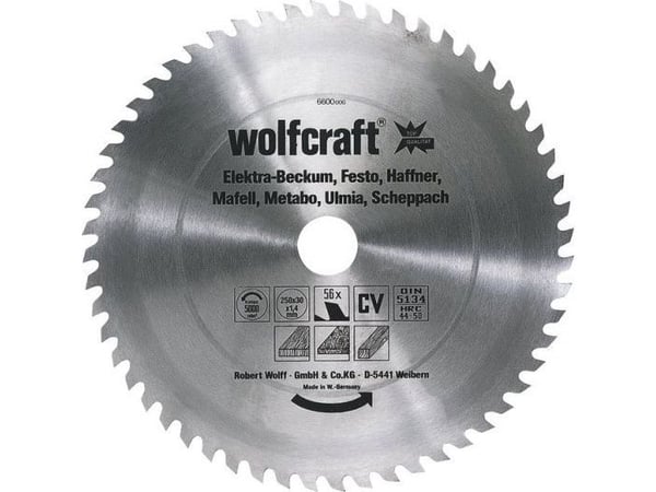 wolfcraft GmbH 6608000 - 400 x 30 mm - Rundsavsblad