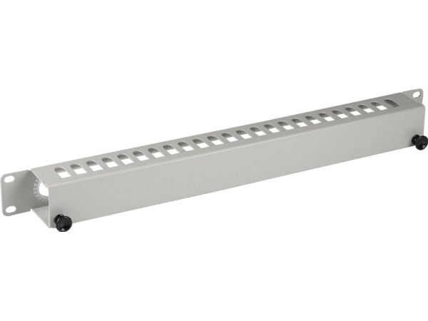 EFB-Elektronik 48.30cm (19") 1U kaapelinhallintapaneeli kannella, RAL7035 Valmistaja: EFB Elektronik (699999N.1)