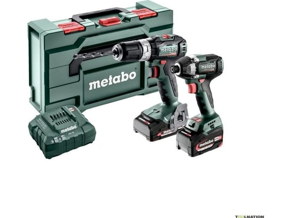 Metabones Metabo BSLBL+SSD200LTBL - sladdlös slagborr-/skruvdragare, sladdlös slagverktyg inkl. batteri, inkl. laddare (685199000)