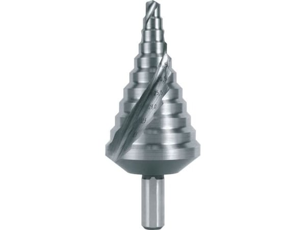 RUKO 101090 Porraspora 6,5 - 40,5 mm HSS Kokonaispituus 96 mm 3-teräinen kahva 1 kpl
