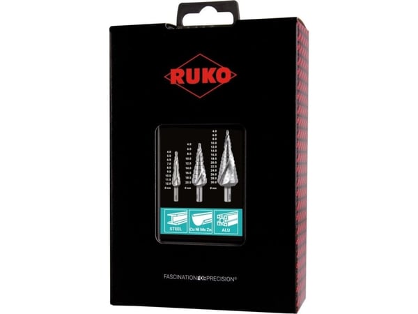 Borbitsett RUKO HSS Quick cut Ø4-30mm