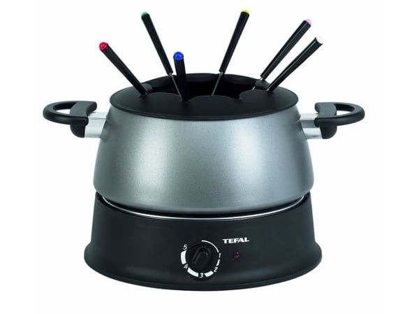 Tefal EF 3000.10, 1200 W, Sort, Sølv