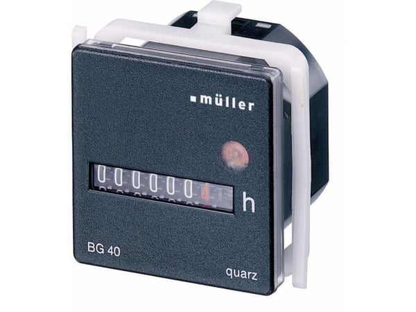 Müller BG 40.17 12-48V DC driftstidsteller rulletellverk