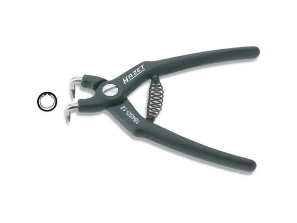 HAZET 1845D-19, Pyöröpihdit, musta, 17 cm, 111 g, Saksaa