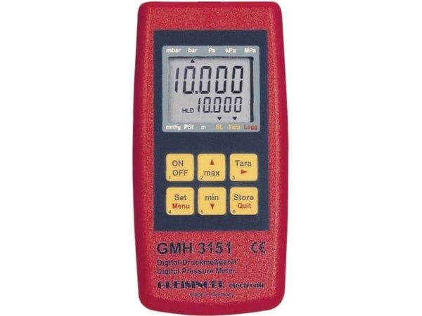 Greisinger GMH 3151 trykkmålingsutstyr lufttrykk 0.0025 - 0.6 bar