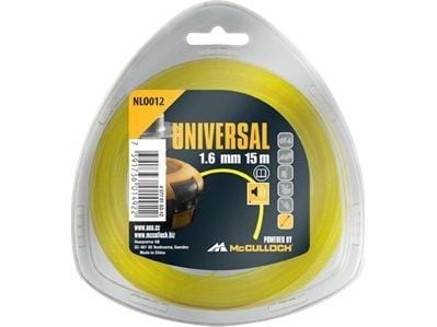 McCulloch UNIVERSAL trimmerline 1,6 mm x 15 m low noise