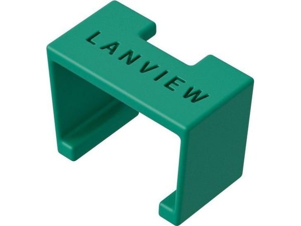 Lanview SmartClicks - Cable color coding clips - grön (paket om 20)