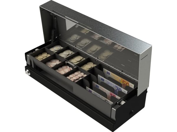 APG 460MOD03 Flip Lid - Elektronisk kontantskuff - svart