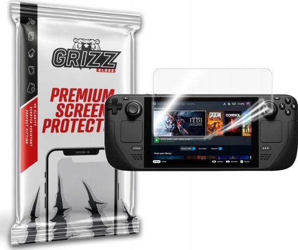 GrizzGlass håndholdt konsoll GrizzGlass CeramicFilm for Valve Steam Deck LCD/OLED