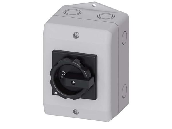 Siemens 3LD2064-1GP51, 3P, Sort, 690 V, CSA, UL, VDE, EAC, CE, LRS, 50 - 60 Hz, 16 A