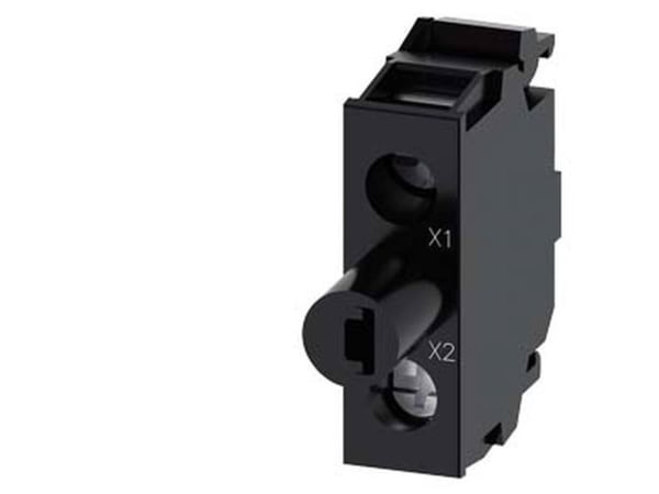 Siemens LED-insats röd 24-230V AC/DC för montering i bakstycke (3SU1401-2BH20-1AA0)