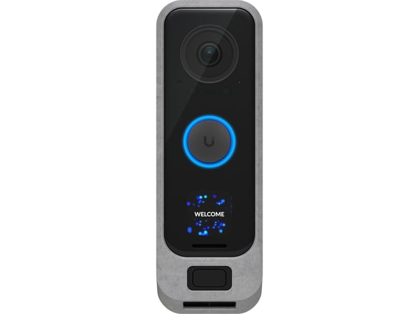 Ubiquiti G4 Doorbell Pro Cover, harmaa, polykarbonaatti (PC), 1 kpl, monotone, G4 Doorbell Pro, Doorbell Pro PoE