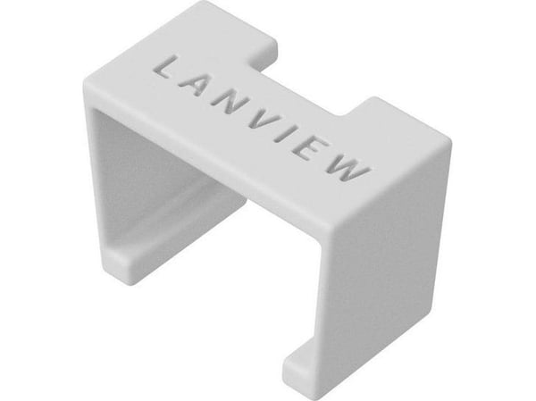 Lanview SmartClicks - Cable color coding clips - vit (paket om 20)