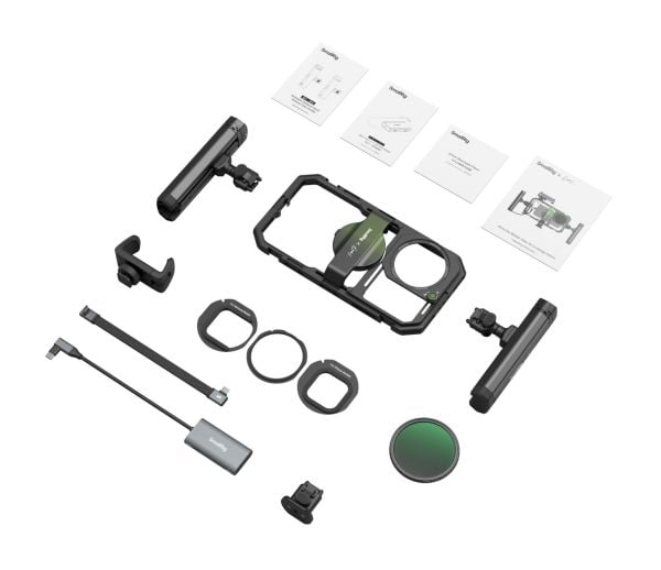 SmallRig 4596, Videopakkaus, musta, Alumiini, Kupari, Muovi, Silikoni, 1,16 kg, 295 mm, 225 mm
