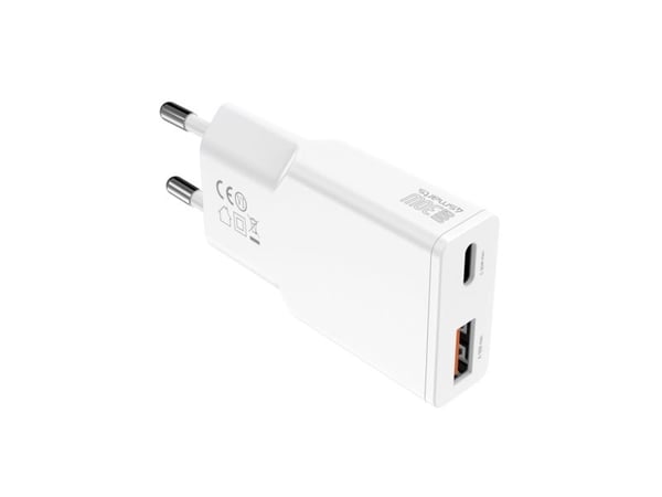 4smarts PDPlug Duos Slim, Sisätila, AC, 12 V, Valkoinen