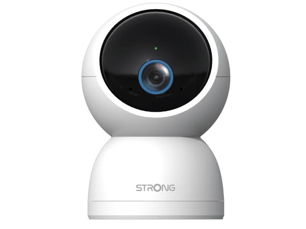 Strong SHC05IR0-W, IP-sikkerhetskamera, Innendørs, Trådløs, Tak/bord, Sort, Hvit, Kuppel