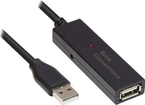 Alcasa GC-M0134, 20 m, USB A, USB A, USB 2.0, 480 Mbit/s, sortering