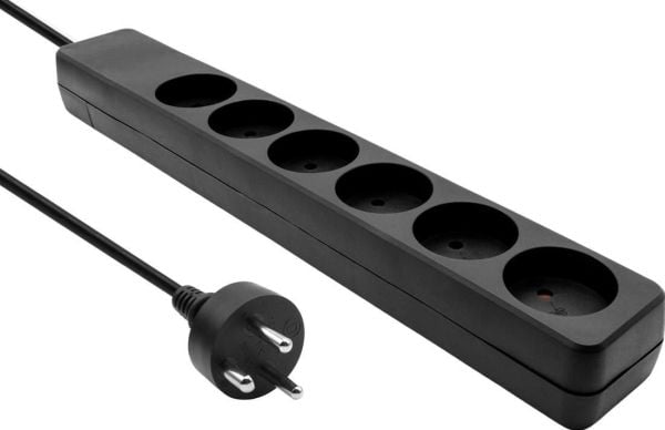 Microconnect MC-GRU0605DKB, 5 m, Sisätila, Tyyppi K, Tyyppi K, Suora, musta