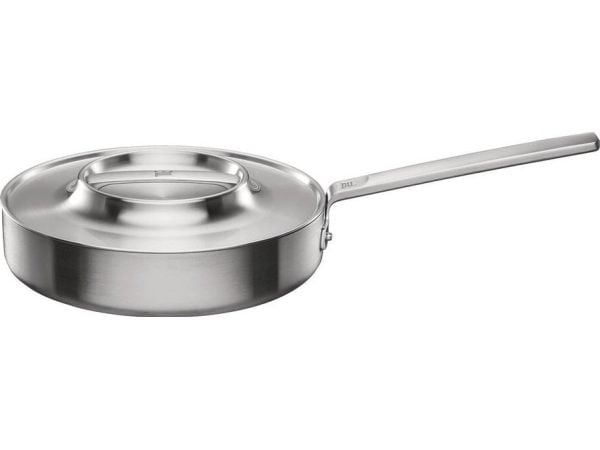 Fiskars Norden stål gryta med lock 26 cm